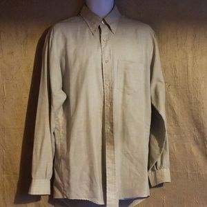 Vintage Men's Gray Button Down Shirt
